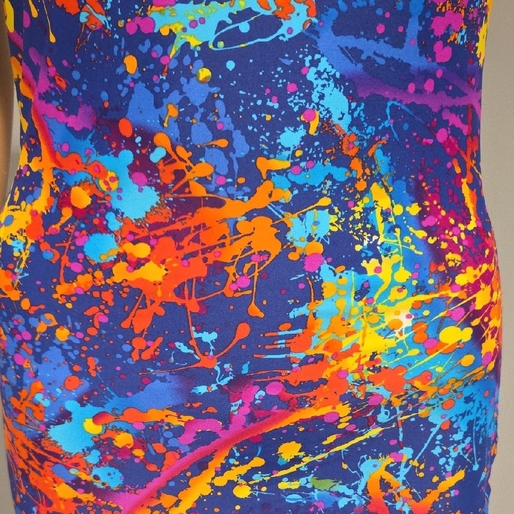 Colorful Abstract Maxi Dress - Picture 3 of 12